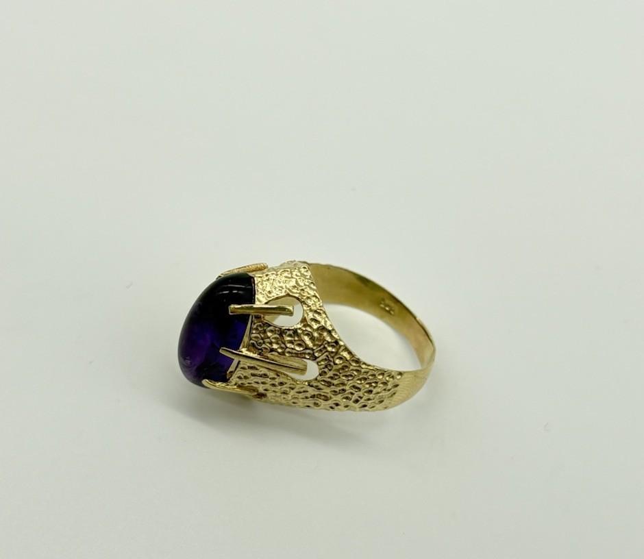 Amethyst - Ring aus 585er Gold - Ludowinger