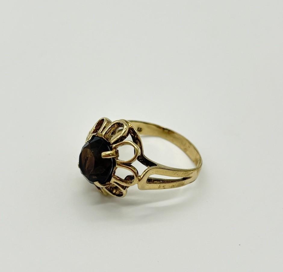 Goldring 333 8K mit Rauchquarz - Ludowinger