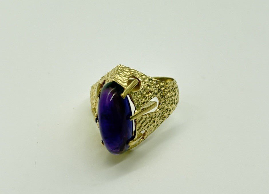 Amethyst - Ring aus 585er Gold - Ludowinger