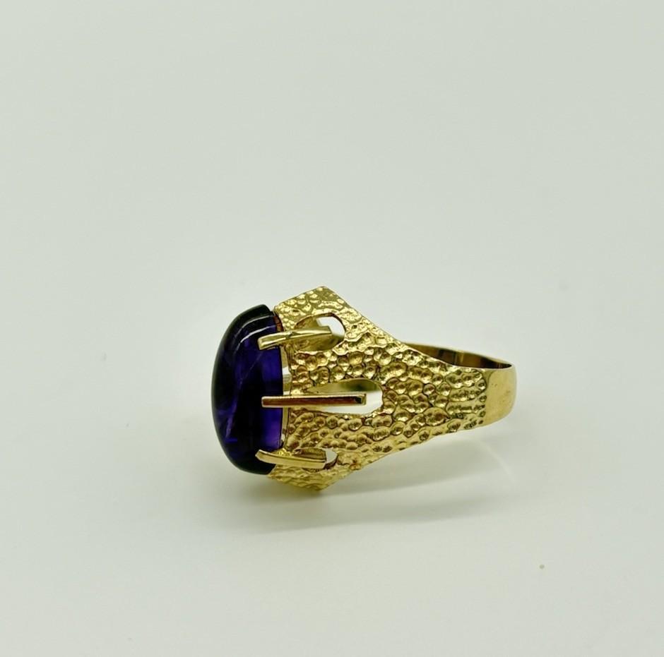 Amethyst - Ring aus 585er Gold - Ludowinger