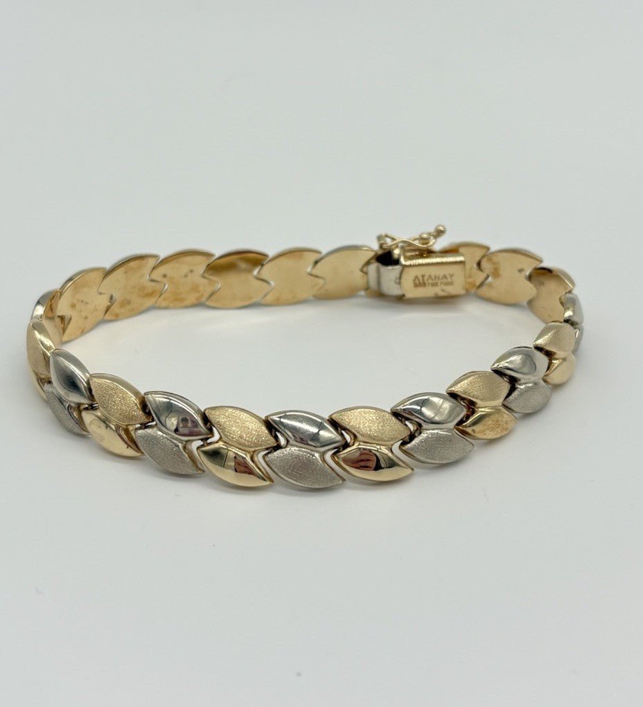Armband Atasay aus 585/000 14k Bicolor Gold - Ludowinger