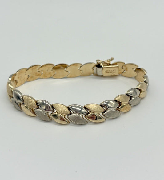 Armband Atasay aus 585/000 14k Bicolor Gold - Ludowinger