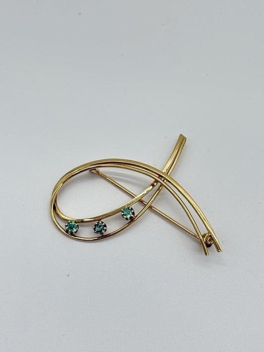 Brosche aus 750er Gold / 18K ca 4,1g - Ludowinger